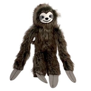 👠 Plush Sloth Dog Toy